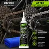 KineShineX Lubricante para Cadena de Bicicleta 10ml Pasta Lubricante para Cadena de Bicicleta Antióxido, Resistente al Desgaste, Reduce el Ruido, Suave
