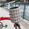 Cesta de tela para bicicleta, cesta de tela para vela delantera de coche eléctrico, cesta plegable para bicicleta de montaña, cesta colgante para bicicleta, cesta para verduras