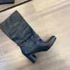 Botas longas retrô de cadarço com renda para afinar o corpo 2026 novas botas de moda para mulheres botas confortáveis até o joelho
