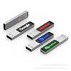 Pen Drive USB LED LUminoUs 32g Impressão de logotipo Publicidade Corporativa Cartão de Visita Metal USB Presente Pen Drive USB Criativo