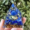Explosões Transfronteiriças Ornamentos de Pirâmide de Pedras de Cristal Decoração para Casa Gomas de Resina Artesanato Decoração de Escritório Presentes