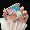 Sombra de Ojos con Purpurina Dikalu de 4 Colores en Crema de Gel Súper Brillante Crystal Maquillaje de Escenario