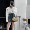 Falda Vaquera Vintage Estilo Spice Girl para Mujer Primavera Otoño Verano 2025 Nueva Llegada Color Óxido Adelgazante Corta de Cadera en A