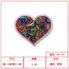 Patches de Tecido em Formato de Coração, Patches Bordados, Atacado Direto do Fabricante, Em Estoque Roupas, Chapéus, Bolsas e Acessórios em Formato de Coração