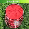 Red de pesca de doble aro anti-colgante equipo de pesca red de pesca de línea de nylon jaula para peces protector de peces bolsa de red protectora de peces de acero inoxidable engrosada