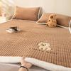 Protector de Cama de Terciopelo de Leche Engrosado de Invierno Pieza Única 2026 Nuevo Cubre Cama de Franela Coral Juego de Sábanas Acolchadas de Tres Piezas