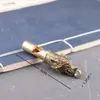 Chaveiro Pingente Apito Cabeça de Lobo Todo em Latão, Apito Cabeça de Cachorro, Apito Criativo, Pingente Apito Portátil de Sobrevivência, Artigos de Cobre