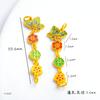Pulsera de cadena de cola de mariposa con flores de larga duración, accesorios de oro y arena, collar, exquisitos accesorios de oro y arena al por mayor