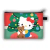 Nuevo Monedero Grande de Navidad de Hello Kitty para Niños, Bolso de Mano con Asa Larga de Gran Capacidad para Cosméticos, Lindo Bolso Cruzado