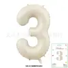 Globos Digitales de Tarjeta de 40 pulgadas Cubierta Dura Envueltos Individualmente Tarjeta de Papel Globos de Papel de Aluminio Globos de Decoración para Fiesta de Cumpleaños Venta al por Mayor