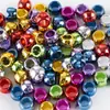 6x9 contas de barril contas soltas banho de galvanoplastia contas acrílicas acessórios com contas contas de barril transparentes pulseira colar materiais para produção de joias