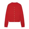 Fábrica de Ropa para Mujer Transfronteriza Venta al por Mayor 2026 AliExpress Venta Caliente Moda Casual Tendencia Cuello Redondo Manga Corta Cardigan de Punto