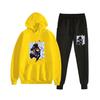 JOJO's Wonderful Adventure Bobo Tamanho Grande Fino Respirável Casal Estudante Camisola Com Capuz Transfronteiriça Terno Lazer Primavera