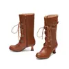 Botas Martin para Mujer para Comercio Transfronterizo, Botas de Cuero Versátiles de Media Caña para Otoño e Invierno, Punta Redonda, Cremallera Lateral, Suela de Goma, Antideslizantes, Botas para Mujer Tallas Grandes