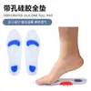 Palmilhas de Silicone Atacado, Macias, Totalmente Amortecidas, Confortáveis e Não Cansam após Ficar em Pé por Muito Tempo, Almofadas de Arco Masculinas e Femininas, Correção de Pé Plano e Palmilhas Absorventes de Choque