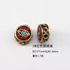 Cuentas Espaciadoras de Nube de Mantra Nepalí de Seis Sílabas DIY Pulsera de Ágata Cuentas de Madera 108 Cuentas Cuentas Espaciadoras de Nube