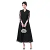 Vestido de Madre Estilo Verano 2026, Elegante y Adelgazante, Ropa de Trabajo de Comercio Exterior, Suministro del Sudeste Asiático
