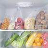 Bolsa Sellada de Doble Costilla de Grado Alimenticio para Almacenamiento en Refrigerador, Bolsa Autosellable para Alimentos a Prueba de Humedad con Cierre Ziploc