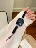Correa de Metal de Piel de Oveja para Reloj Adecuada para Apple Watch iWatch 12ª Generación 11/10