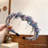 Diadema de estilo de cabello para la frente de caña alta 2026, versátil con dientes para un agarre antideslizante, diadema para lavarse la cara, colección de accesorios para el cabello para mujeres