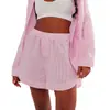 Moda Feminina Europeia e Americana Verão 2026 Transfronteiriço Shorts Casuais Elásticos com Bolso Listrados para Praia e Casa