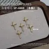 Joias para Nail Art Liga de Zircônio Corvo Coração Cruz Diamante Pilha Acessórios Escuros Retrô Decoração de Unha com Zircônio