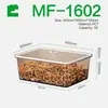 Caja transparente sellada de plástico grueso para dulces, chocolates y alimentos cuadrados
