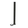 Columnas ranuradas de acero inoxidable para escaleras dúplex personalizadas, columnas para barandillas de vidrio de balcón para decoración del hogar, columnas ranuradas para barandillas de villa
