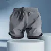 Pantalones cortos unisex de tres cuartos para verano, pantalones cortos deportivos ligeros, duraderos, de secado rápido, transpirables, adecuados para correr y entrenar
