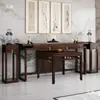 Nuevo Conjunto de Seis Piezas Estilo Chino de Mesas de Altar, Mesa de los Ocho Inmortales, Mesa de Ofrendas de Madera Maciza, Muebles de Salón Rústico, Mesa de Altar de Madera de Olmo