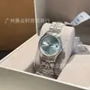 Reloj Mismo Modelo de la Emperatriz Viuda, Reloj de Alta Gama Saturno Azul Hielo, Reloj para Mujer Hueso de Serpiente Fruta del Dragón Full Diamante, Venta al por Mayor