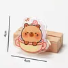 Clip de Plástico PP Puffer Capibala Clip de Dibujos Animados Lindos Cobayas Acrílico Clip para Notas de Estudiante Papel de Examen Clip Sellador para Snacks