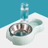 Fábrica por atacado conjunto de alimentos para cães conjunto de alimentos para animais de estimação proteção do pescoço tigela dupla renovação automática de água bacia do cão Cat Basin suprimentos para animais de estimação
