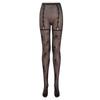 Europeu e americano sexy oco jacquard crânio pequena malha apertada levantamento de quadril com diamante assentamento meia-calça net meias fábrica atacado