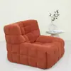 Sofá de Compresión al por Mayor Personalizado Waffle Corduroy de un Solo Color Esponja Completa Moldeado Paquete de Compresión Enrollado al Vacío Sofá de Compresión