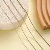 Colar Corrente Liso Minimalista Estilo Coreano Banhado a Ouro 18K em Aço Titânio, Colar Versátil e Fino de Aço Inoxidável para o Dia a Dia
