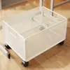 Estantería móvil para mochilas escolares, caja organizadora de libros para salón de clases de estudiantes, herramienta organizadora para debajo del escritorio de estación de trabajo de oficina