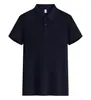 Playeras tipo polo de verano, Camisetas personalizadas, Ropa de trabajo de algodón de fibra larga, Logo bordado, Ropa de trabajo corporativa de manga corta con solapa, Hecho a medida