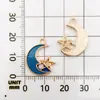 1 Dijes de Astronauta Estrella Luna Esmaltados de Aleación para Joyería DIY para Collar, Pulsera, Aretes