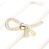 Live Supply personalizado micro-incrustado zircão ouro e prata duas cores zíper pino moda masculina e feminina anti-corrida broche