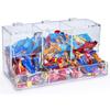 Caja de exhibición dispensador de chocolate acrílico para supermercado, caja para dulces, snacks, alimentos, caja para granos a granel