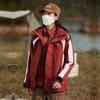 Nova Jaqueta Três-Em-Um para Exterior para Homens, Jaqueta Impermeável e Corta-Vento para Outono e Inverno, Roupa para Caminhada, Ciclismo e Montanhismo para Mulheres