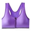 Novo Produto Roupa Íntima Esportiva com Zíper Frontal Levanta Seios Formato I Costas Bonitas Fitness Feminino Sem Aro de Aço Costas Bonitas Roupa Externa Respirável Anti-corrida Leve