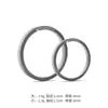 Llavero Anillo Lateral de Empuje Aleación de Titanio Tc4 EDC Portátil para Exteriores Colgante Transfronterizo En Stock Resistente a la Corrosión Ahorrador de Esfuerzo Llavero