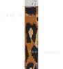 Ventas directas de fábrica Cinta de nailon de imitación de 38 mm con estampado de leopardo de color Correa de nailon estilo europeo y americano Correa de hombro accesorios para mochila para mascotas