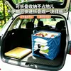 Caixa de Armazenamento de Carro com Estampa de Personagem Azul Royal, Organizador Reforçado Portátil para Viagens de Carro, Cesta de Armazenamento Dobrável