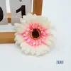 Flor de Gerbera Artificial Crisantemo Sol Artificial Ropa Sombrero Bolsa para Dolor con Flores Abanico DIY Accesorios Caja de Flores Pulsera