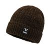 Chapéu Masculino de Inverno com Forro de Lã à Prova de Frio Espessado de Lã Chenille Chapéu Quente de Inverno para Ciclismo à Prova de Vento Chapéu de Tricô Chapéu para Frio