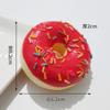 PU simulação donut squishy slow rebound bolo comida brinquedo pão crianças adesivos de geladeira pequeno pingente ornamentos