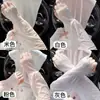 Manga de Hielo Suelta de Verano Manga de Protección Solar Manga de Hielo Seda de Hielo para Mujer Manga Delgada para Conducir Guantes de Brazo de Protección Solar Seda de Hielo